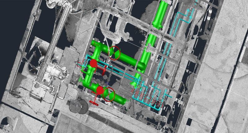 Laser scanning services in the USA by BIMPRO LLC, offering accurate as-built models for construction