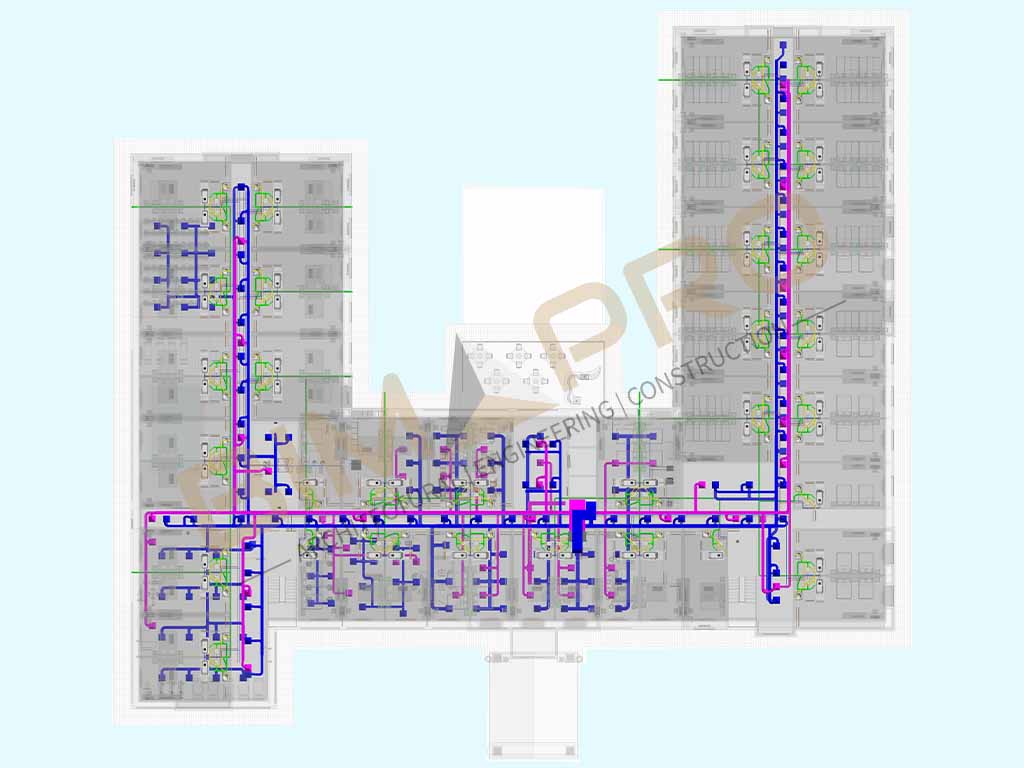 MEP modeling services in hotel project Florida