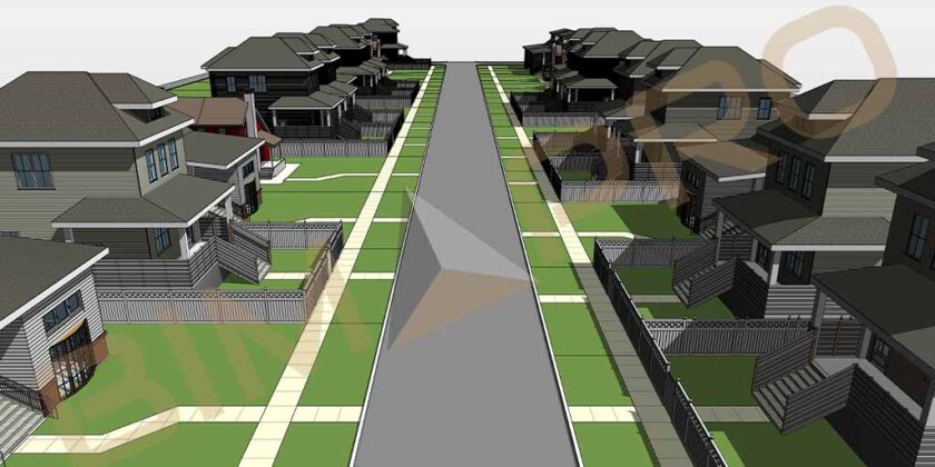 Architectural Revit Modeling Services Single Family Apartments Project in New Jersey