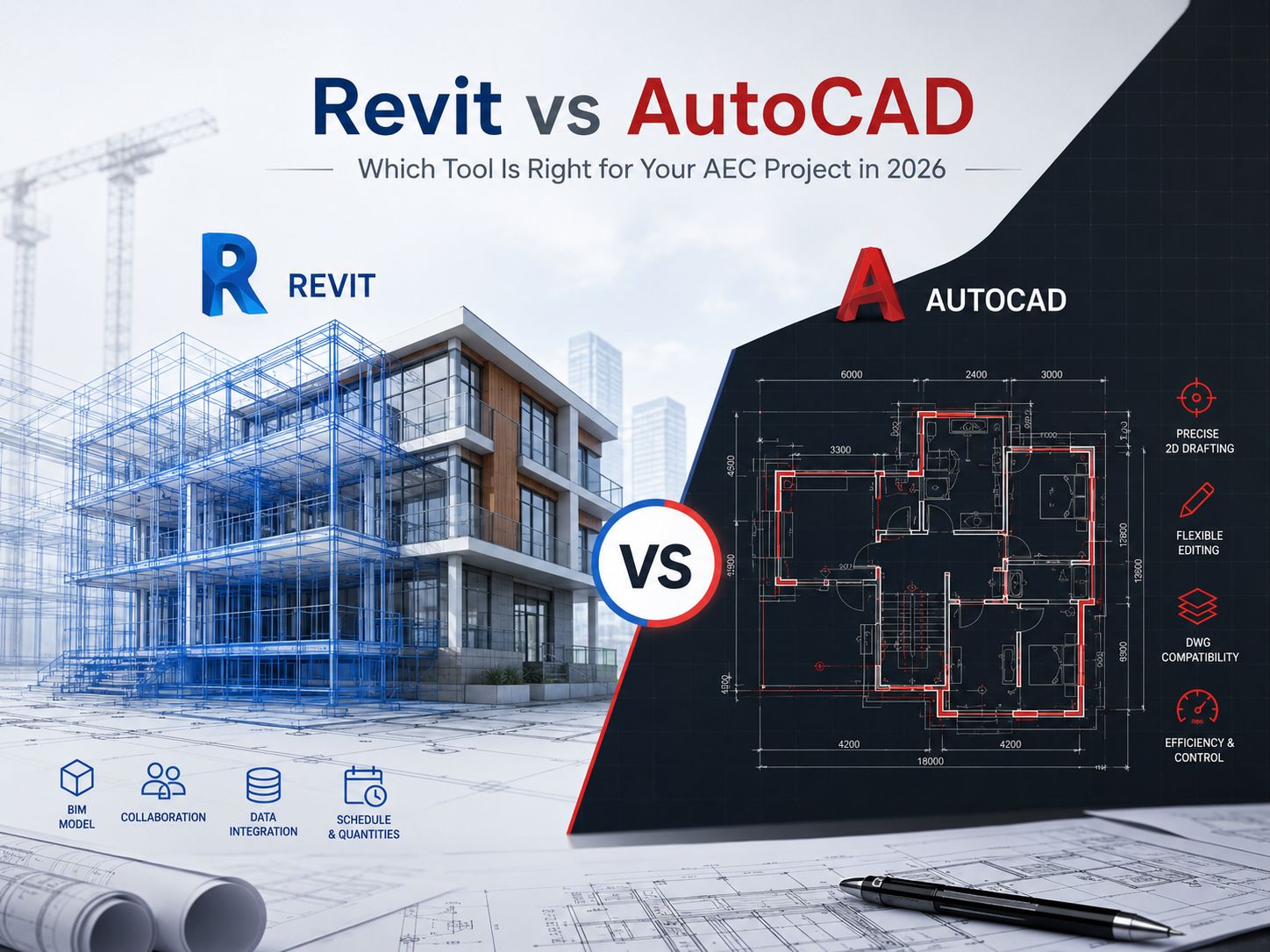 Revit vs AutoCAD: Which Tool Is Right for Your AEC Project in 2026