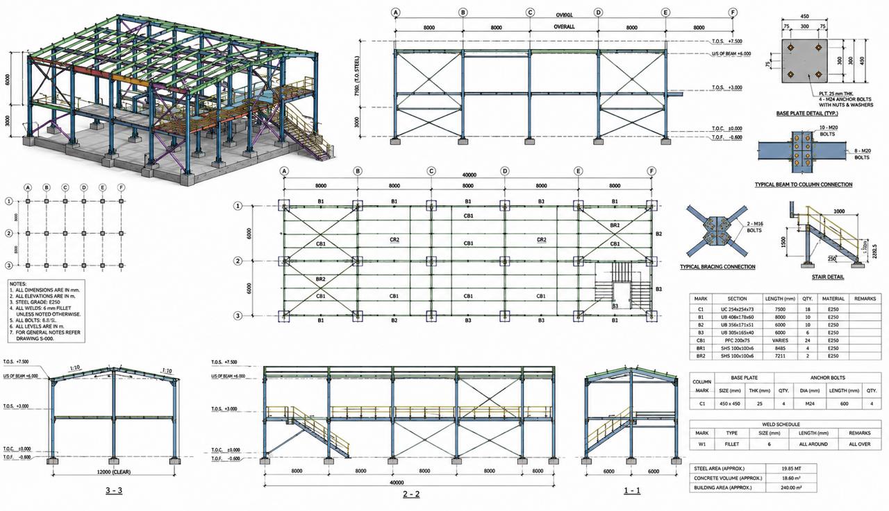 General Arrangement (GA) Drawings Services