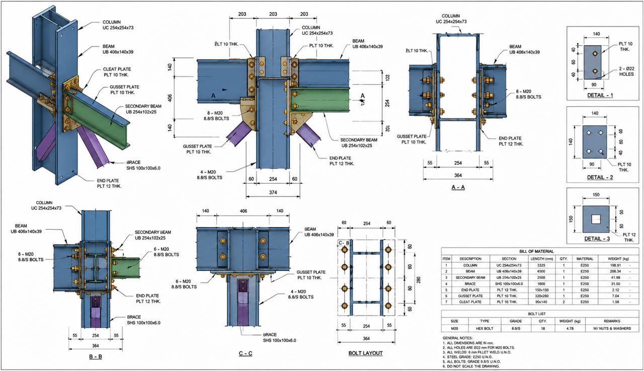 Tekla Connection Detailing Services
