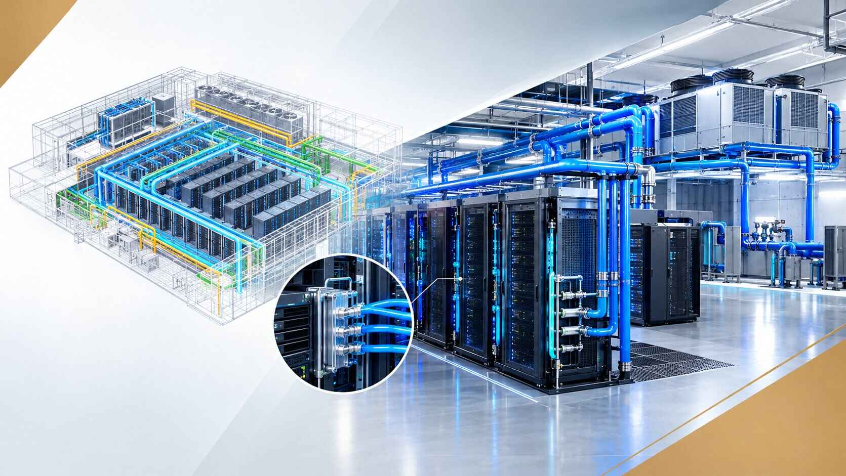 BIM Data Center Liquid Colling Modeling