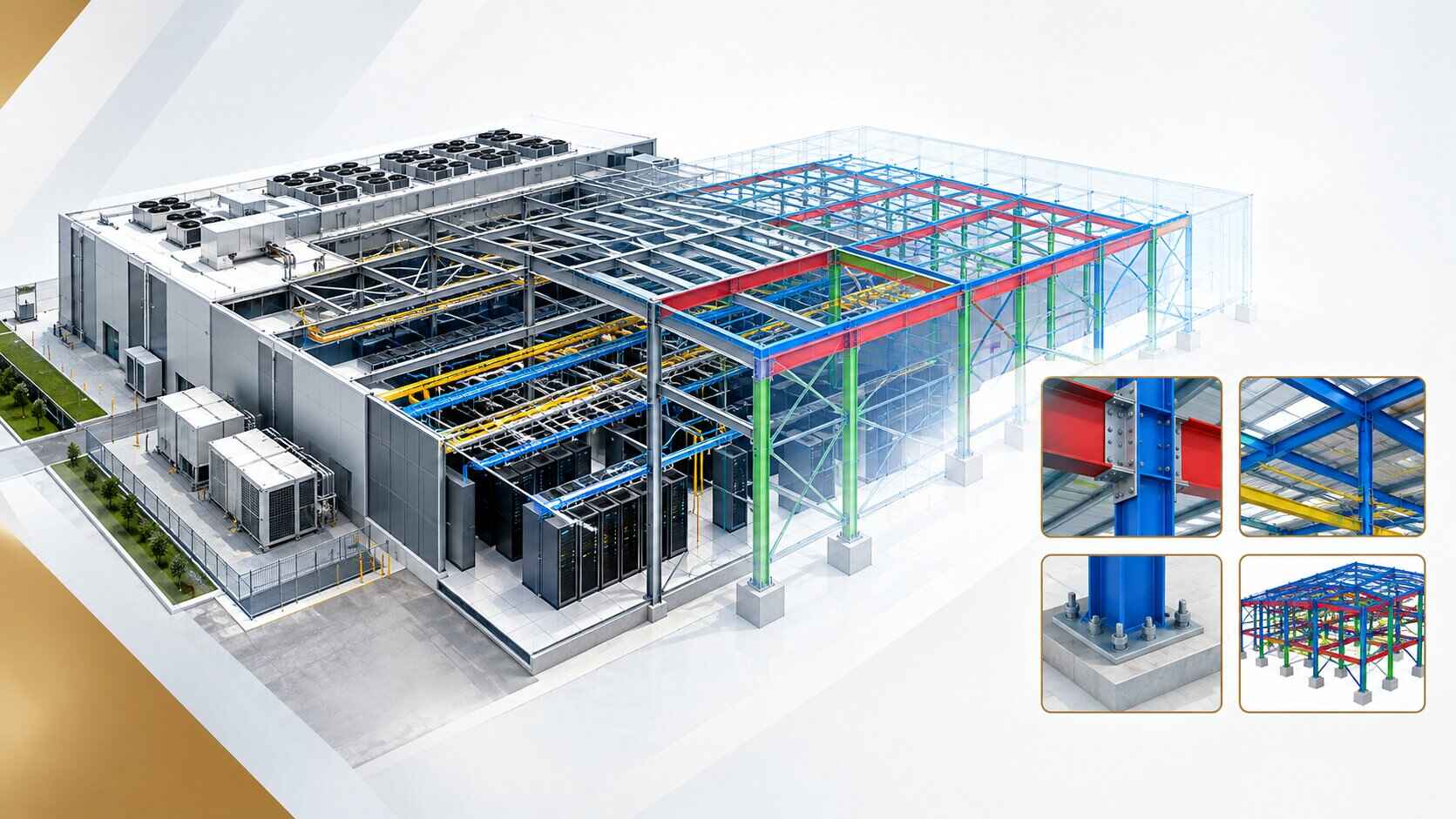 Data Center BIM Structural Modeling