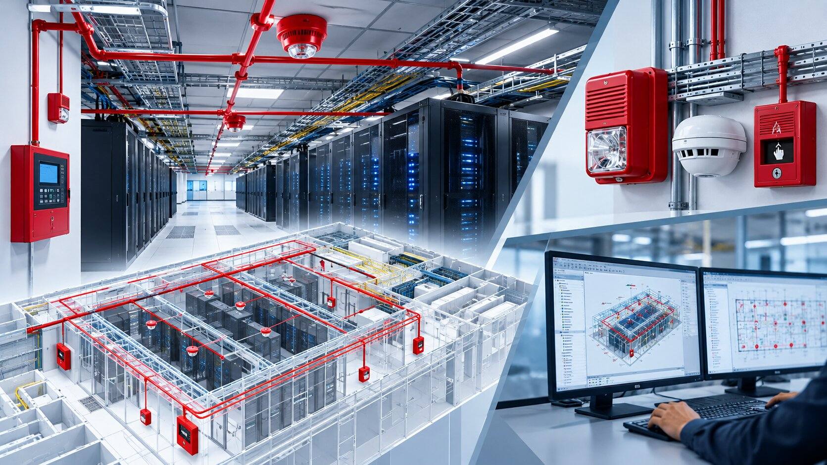 Data Center Fire Alarm BIM Modeling