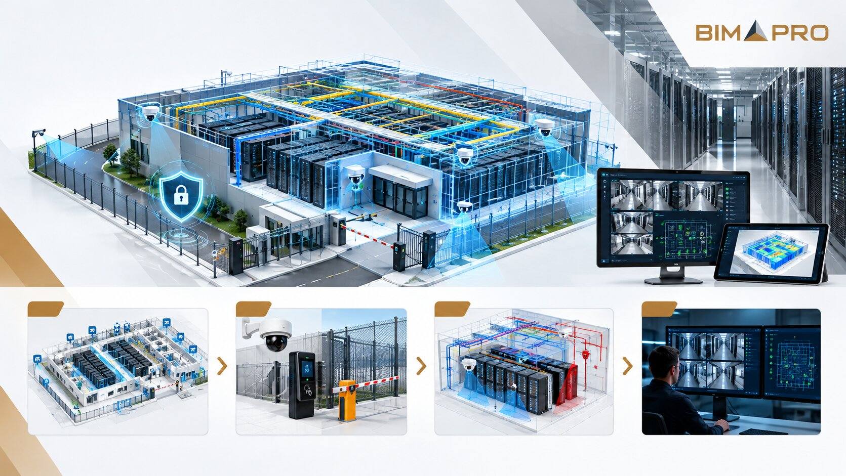 Security BIM Modeling for Data Centers